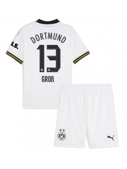 Borussia Dortmund Pascal Gross #13 Ausweichtrikot für Kinder 2024-25 Kurzarm (+ Kurze Hosen)